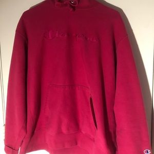 Men’s Champion hoodie.